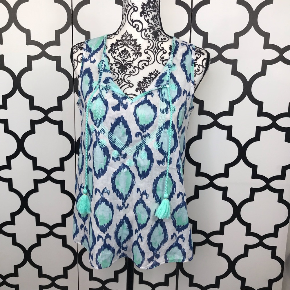 Lilly Pulitzer White/Otto Tank Top